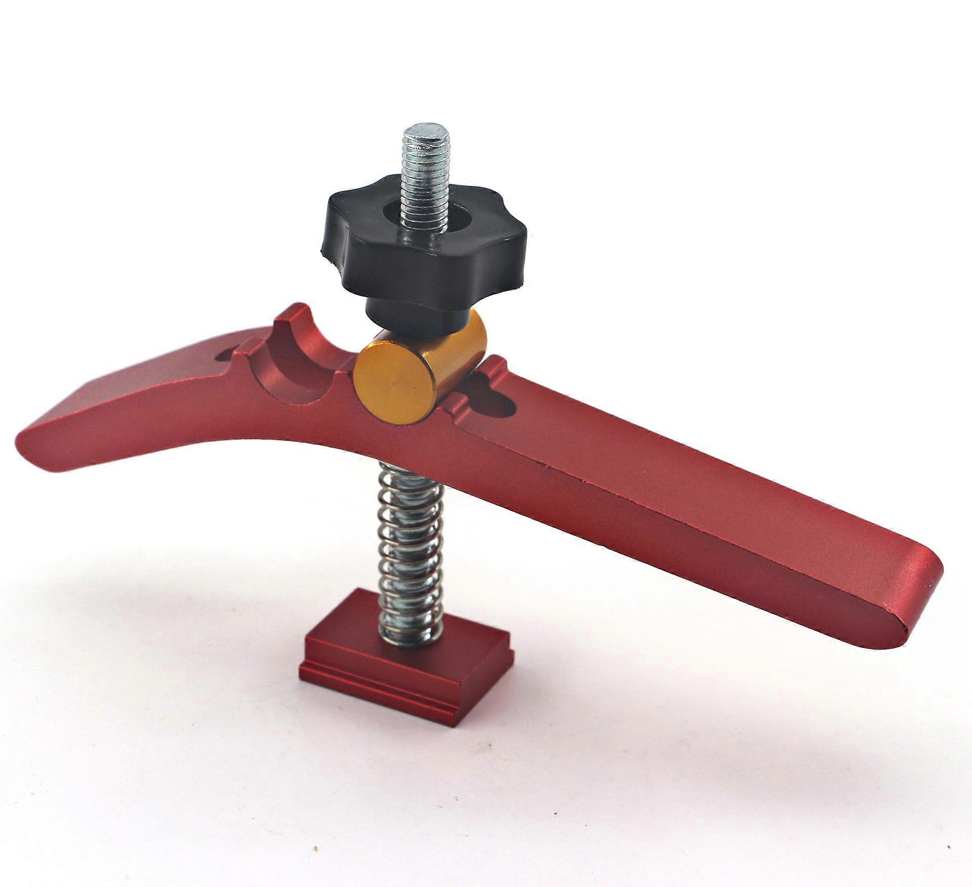 T-rail Clamps, Woodworking platen Workbench fixed clamping block Adjustable T-shaped chuteWoodworking pressure plate briquetting block woodworking woo