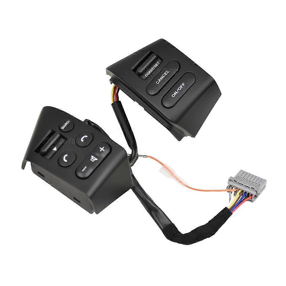 Steering Wheel Control Button With Red LED For Nissan tiida LIVINA old Sylphy volume Control Phone Button Switch Auto Parts