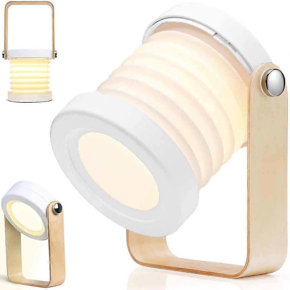 LED Portable Table Lamp with USB Charging - Rechargeable Battery Lamp