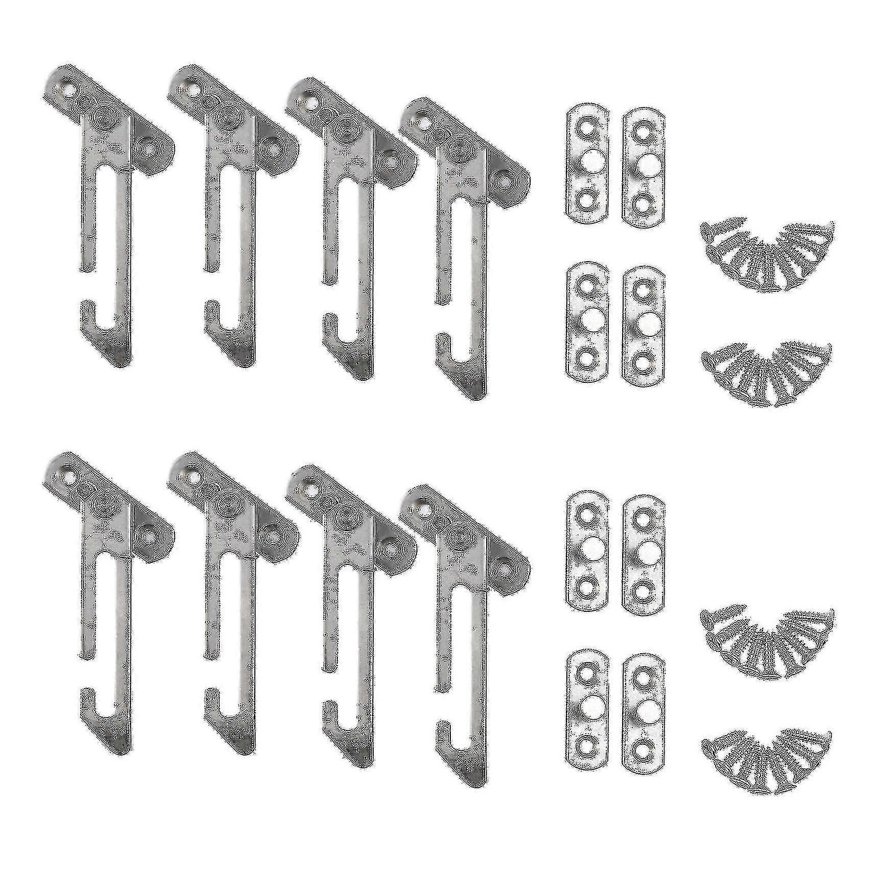 8 Pack Window Restrictor Låser Window Restrictor Hook Rustfritt stål Barnesikring Restrictor
