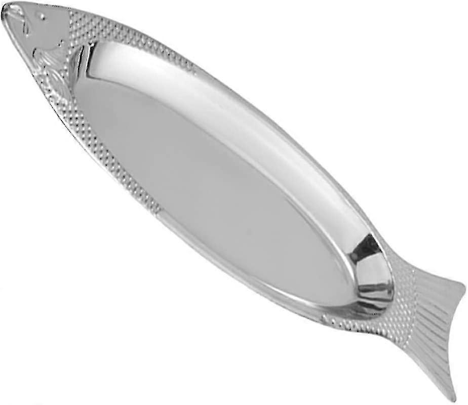 طبق تقديم السمك طبق سمك ستانلس ستيل لمقبلات اللحوم حلوى السمك