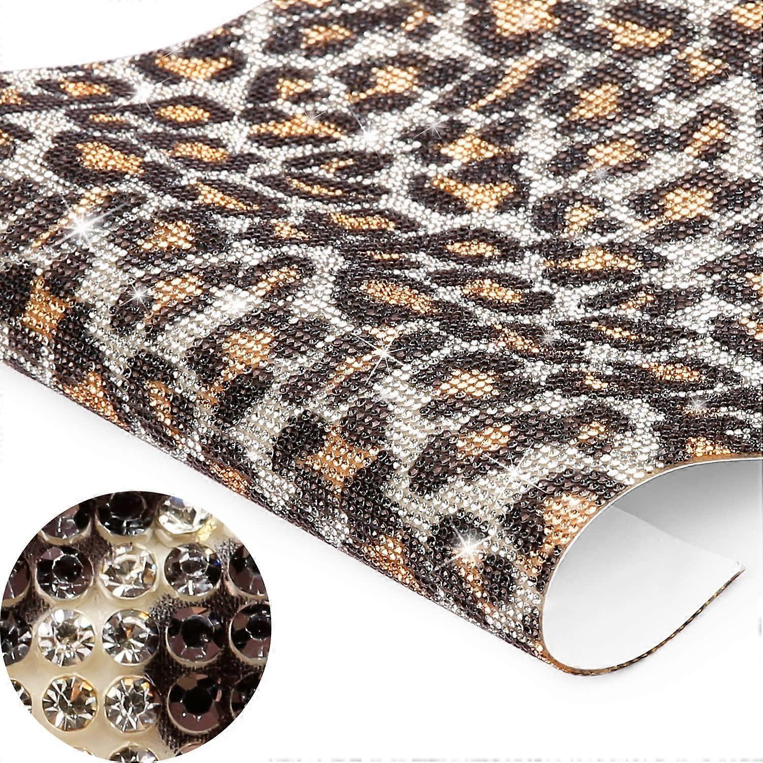 Bling Crystal Rhinestone DIY Αυτοκόλλητο Διακόσμησης 9.4 x 8 ιντσών, Διαθέσιμο σε τριάντα έξι χρώματα