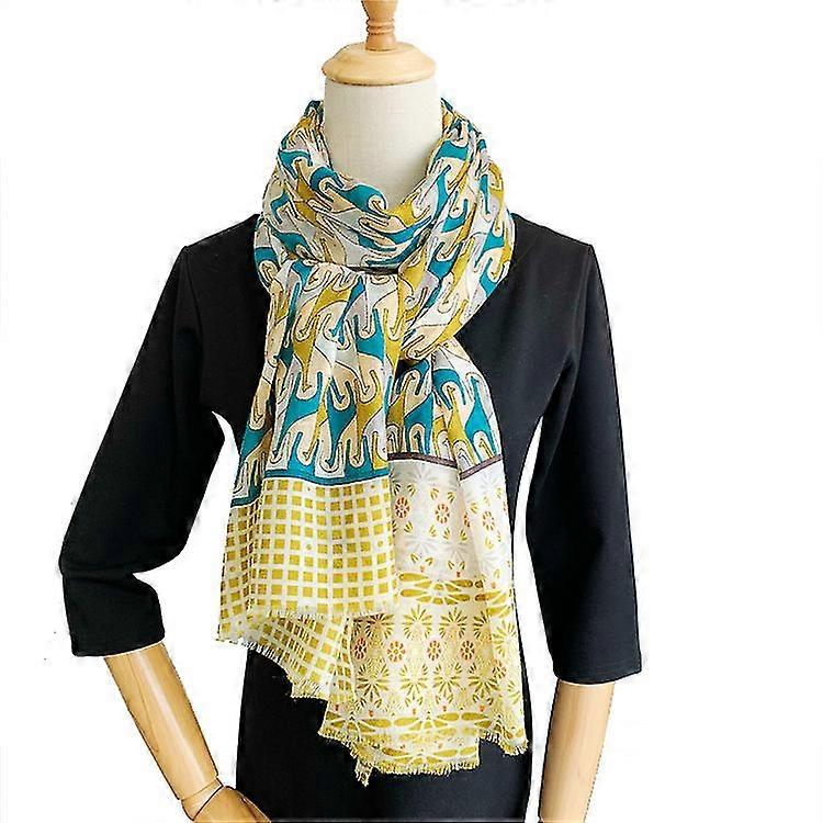 Modieuze kasjmier warme wintersjaal voor dames