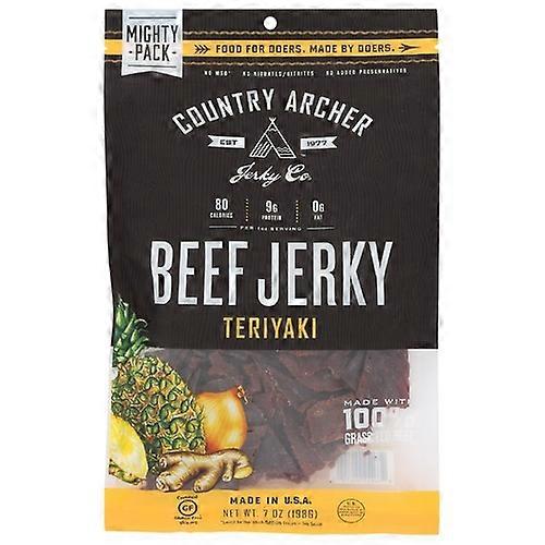 Country Archer 牛肉干照烧，7 盎司（8 箱）