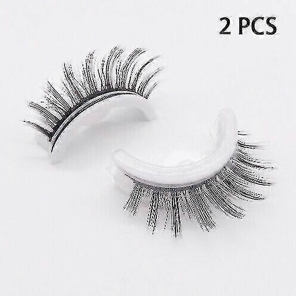 Reusable Self-adhesive Eyelashes With Natural Look Washable Glue Free Waterproof