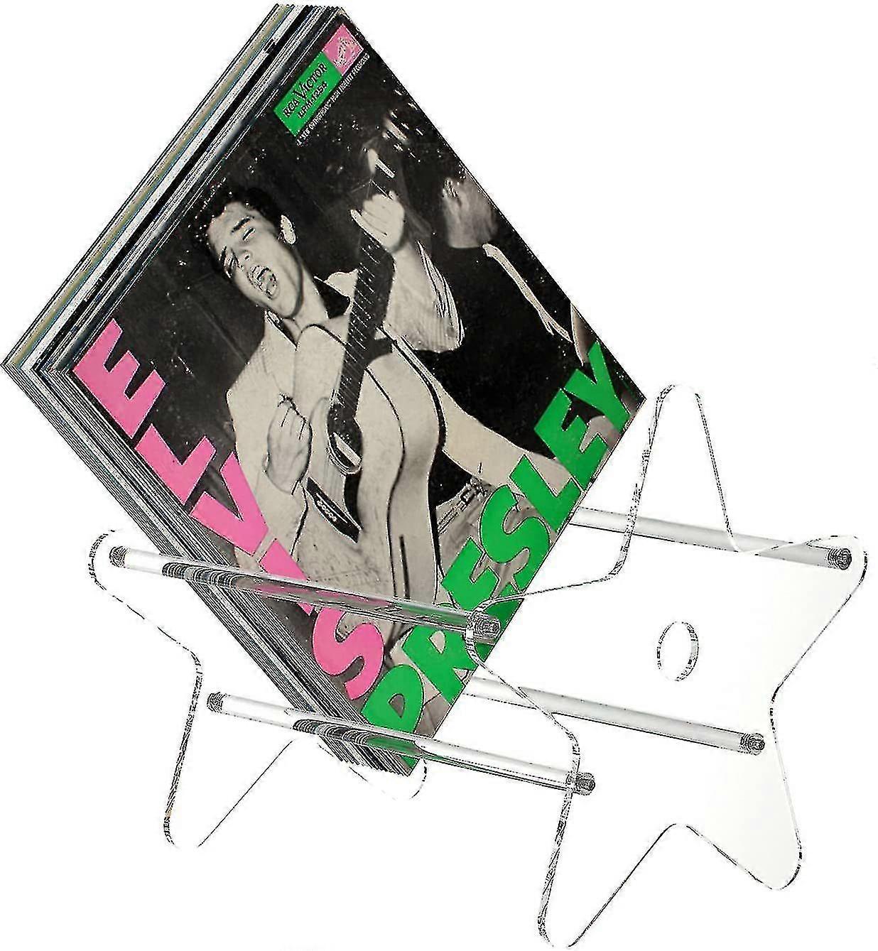 Acrylic Cd Display Rack Album Record Transparent Display Rack Vinyl Home Storage Bracket Desktop