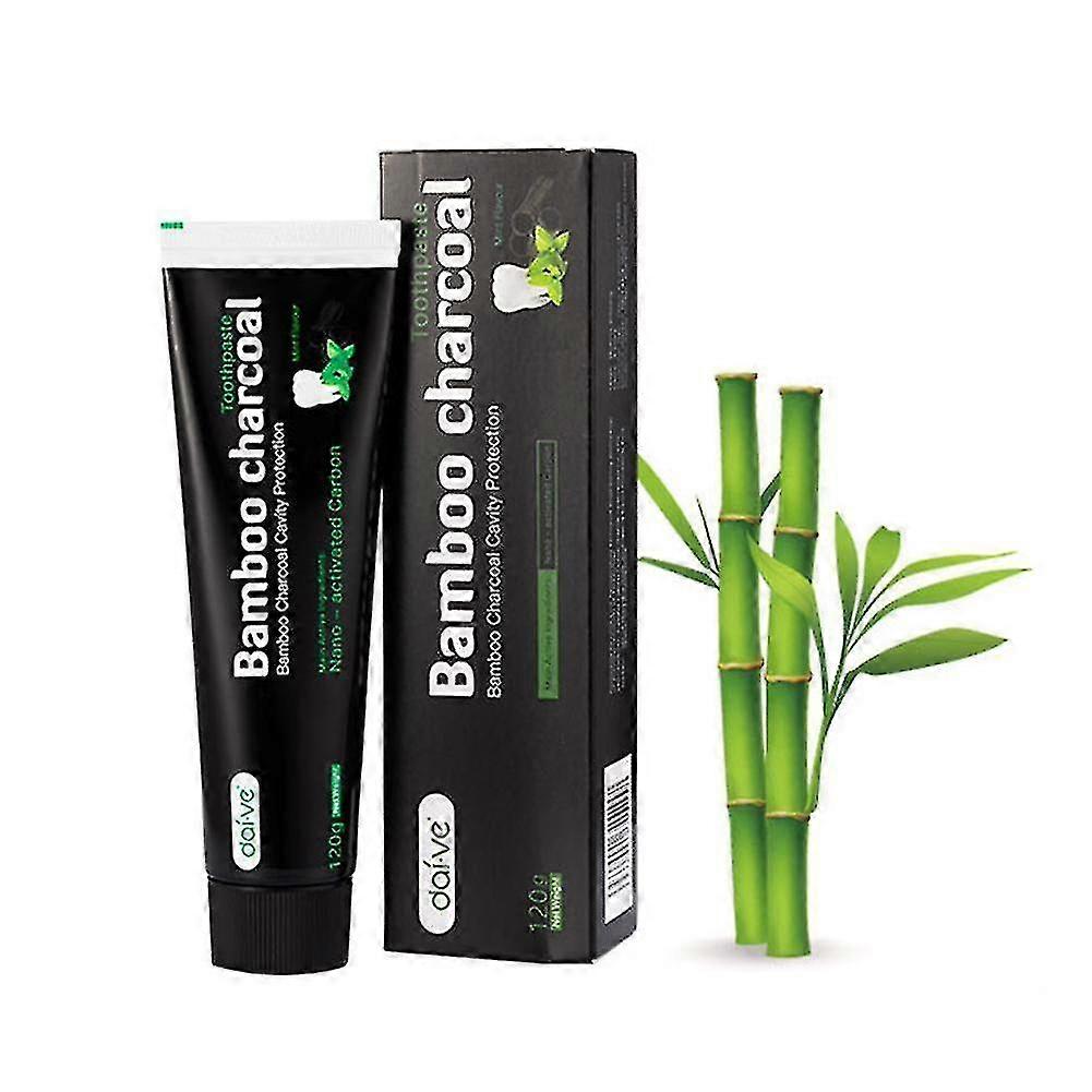 2023 New 120g Bamboo Charcoal Black Toothpaste Remove Stains Teeth Charcoal Toothpaste Whitening Teeth Active Care
