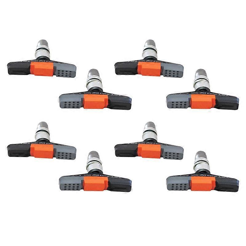 BRAKCO 8X Pastilhas de freio de bicicleta 55mm para 14 polegadas 16 polegadas 18 polegadas 20 polegadas dobrável Mini Velo Bike V Brake Bicycle Parts