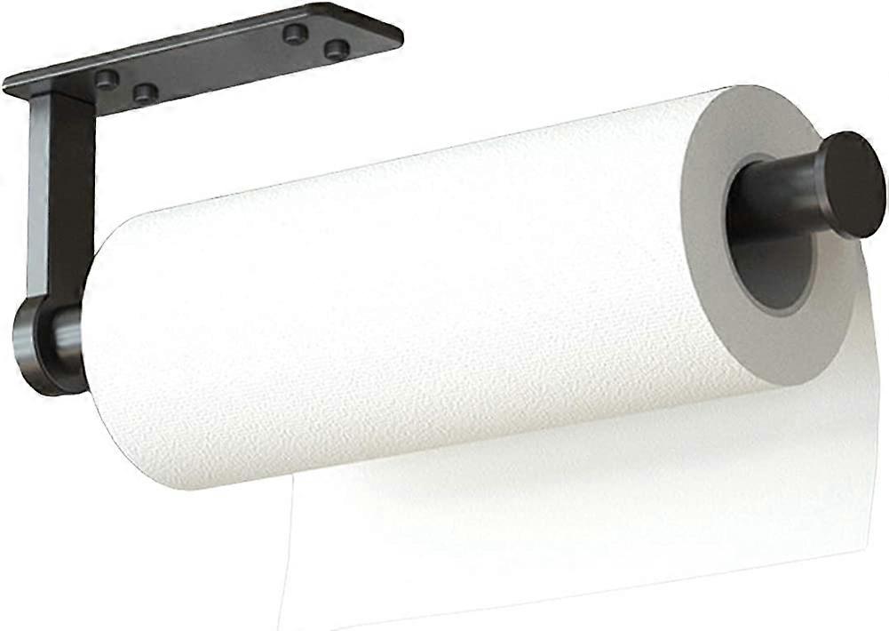 Kitchen Roll Holder Under Cabinet Towel Rack Wall Mounted Drillless Installation Gift