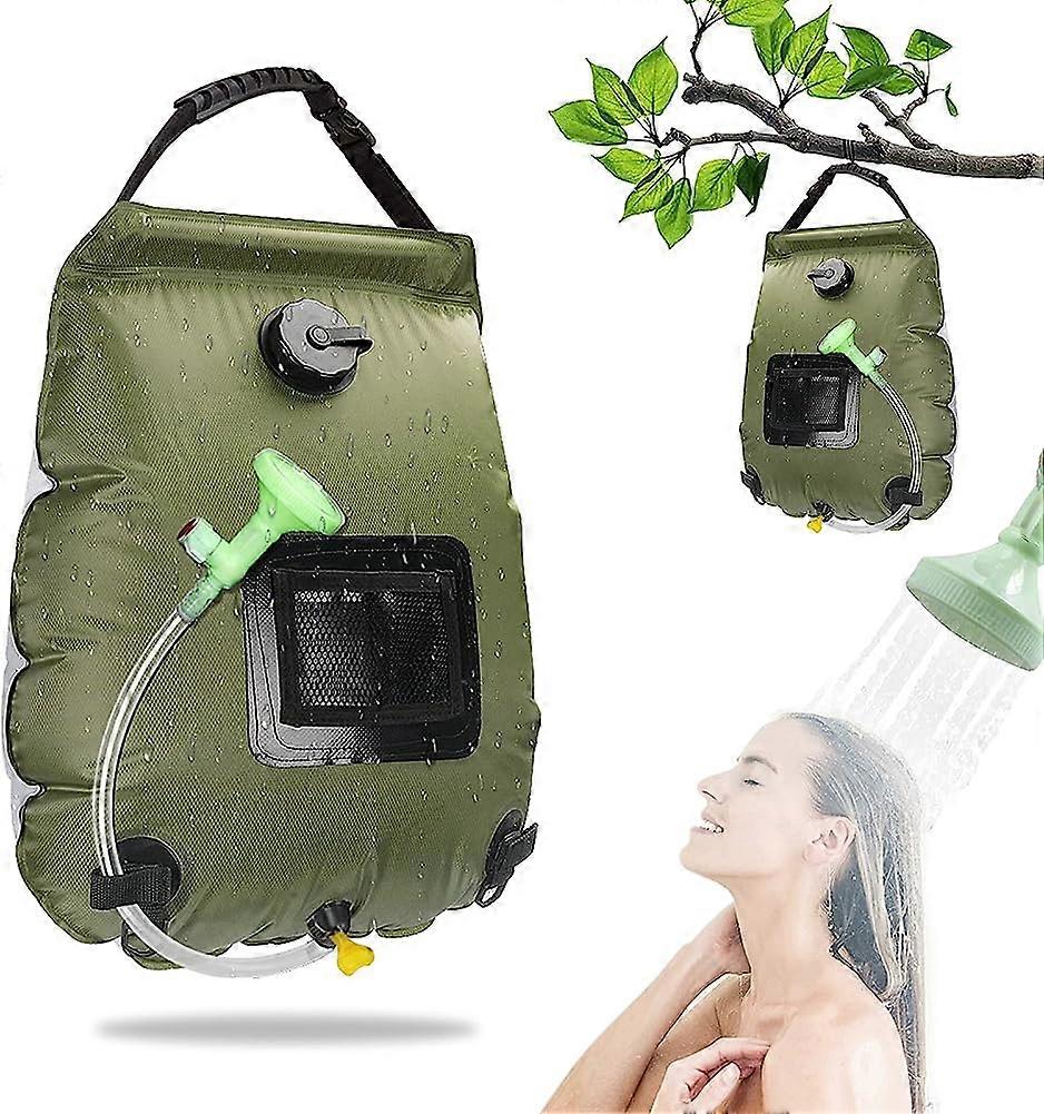 Camping Solar dusjpose, 20L Solar dusjpose, Solar bærbar dusjpose