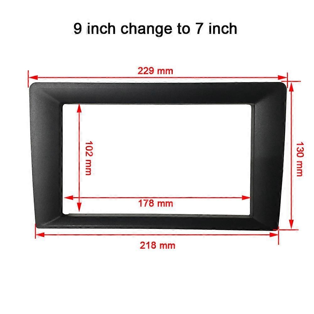 Universal Fascia 9/10 inch Frame change to 7 inch 2 Din Car Radio Fascia frame car DVD Dash Kit Installation Frame Trim Bezel