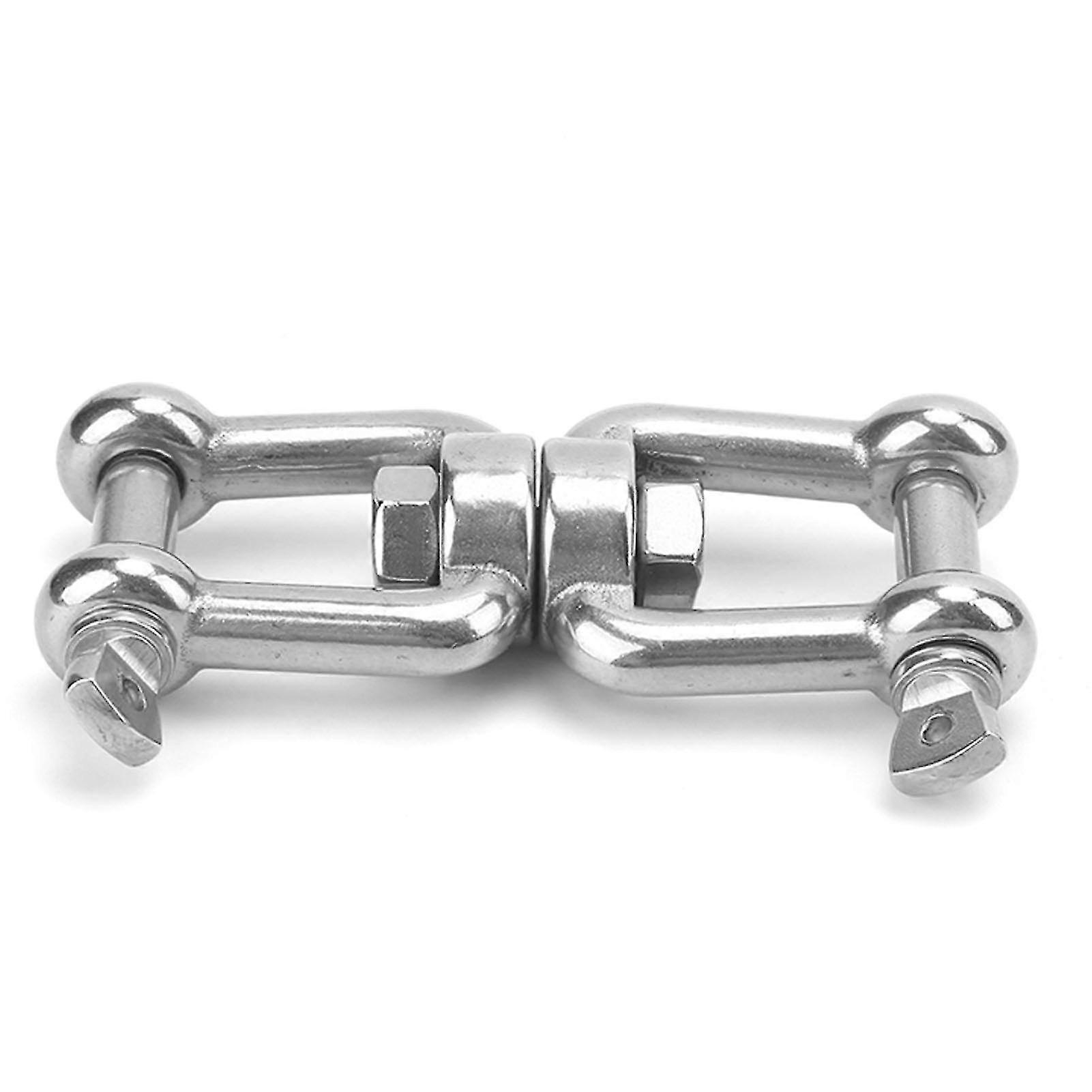 Stainless Steel Swivel Shackle for Marine Use Universal Rolling Chain Device