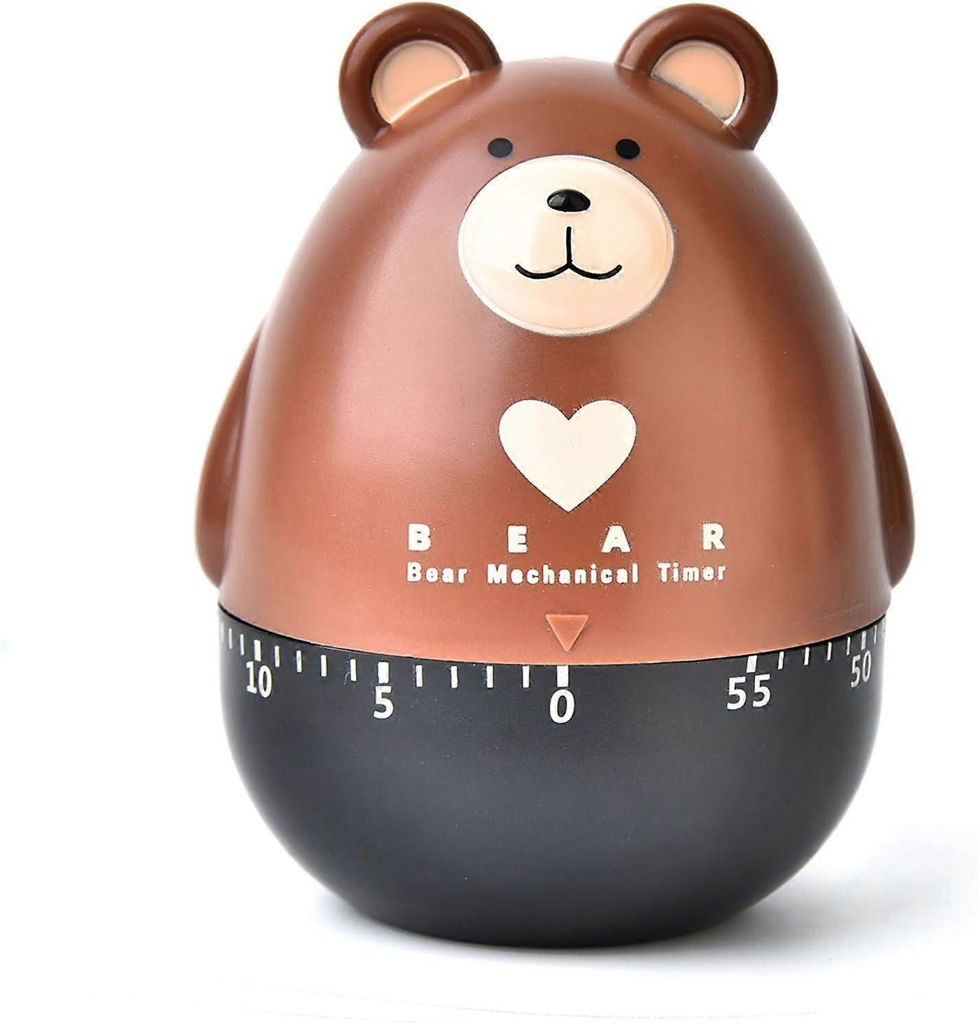 Mini Rotating Timer Mechanical Rotating Timer Creative Kitchen Timer Reminder Manage Timers Battery-Free Cartoon Animal Timer for Boiling Eggs,Cooking