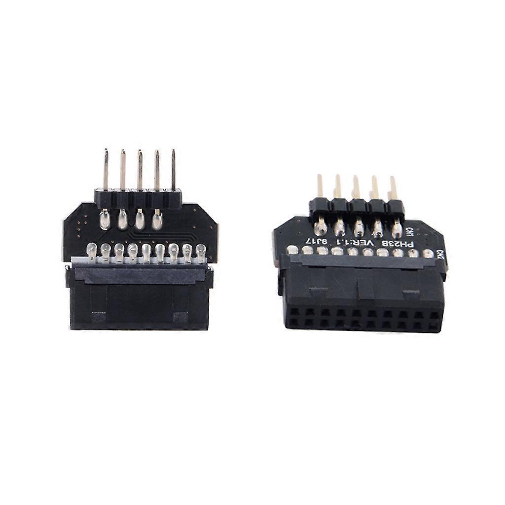 USB konektor USB2.0 9pin samice na USB3.0 19/20 pin samec USB adaptér