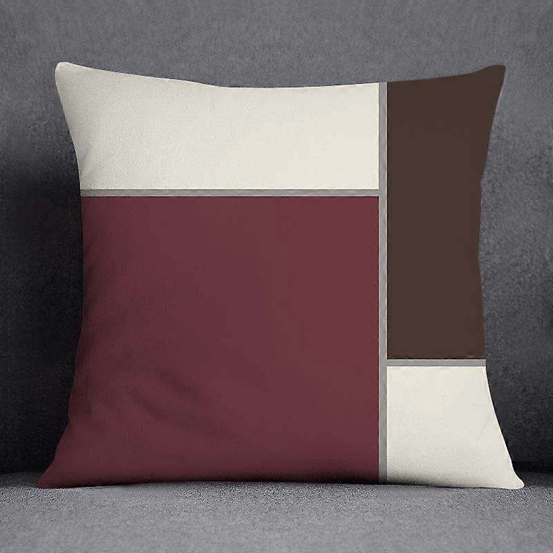 Pillowcase Square Pattern Style-938 Bedroom Sofa Car Cushion Cover Pillowcase