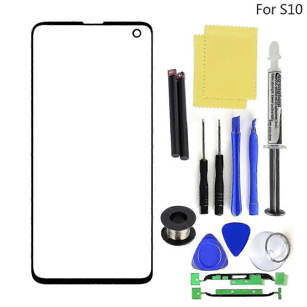 Outer Front Glass Lens Screen Replacement Kit for Samsung Galaxy S8 S9 S10 Plus