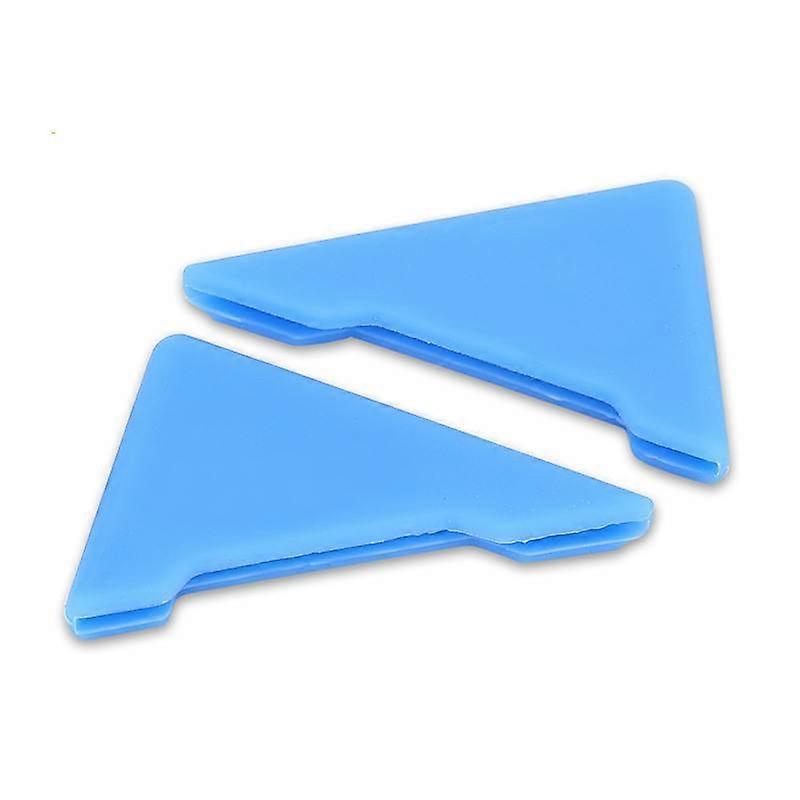 2pcs Car Door Corner Pad Anti Collision Protector Guards Car Front Door Angle Triangle Cover Silicone Anti-rust Stikcer Safety