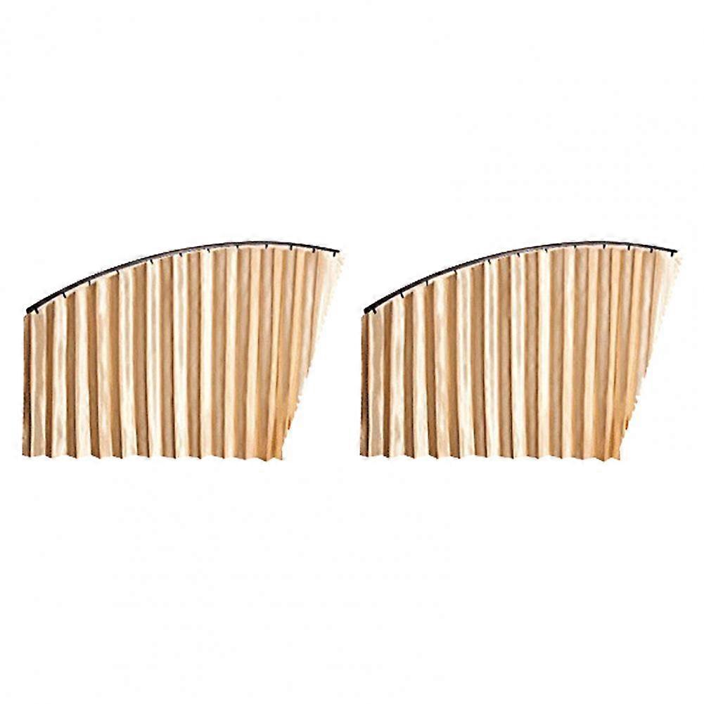 Window Curtain Eight Satin Car Sunshade Removable Foldable Useful Widely Applied Car Window Curtain