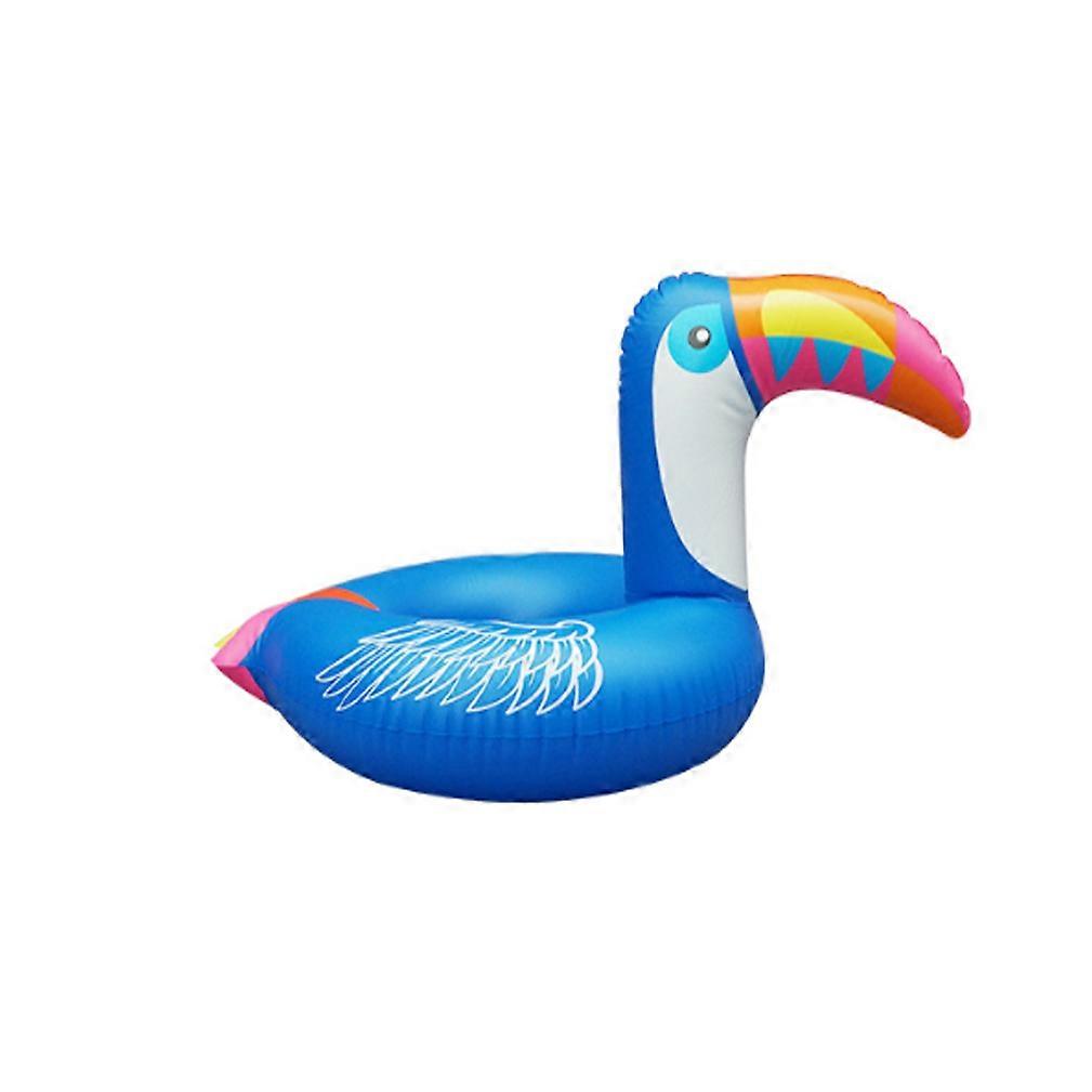 Blue Toucan Ride On Pool Float Inflatable Swimming Ring for Kids