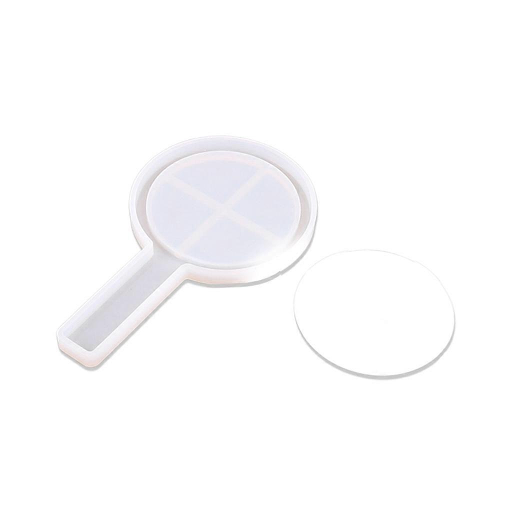 Molde compacto da carcaça da jóia do molde do silicone da cola Epoxy do espelho com espelho acrílico