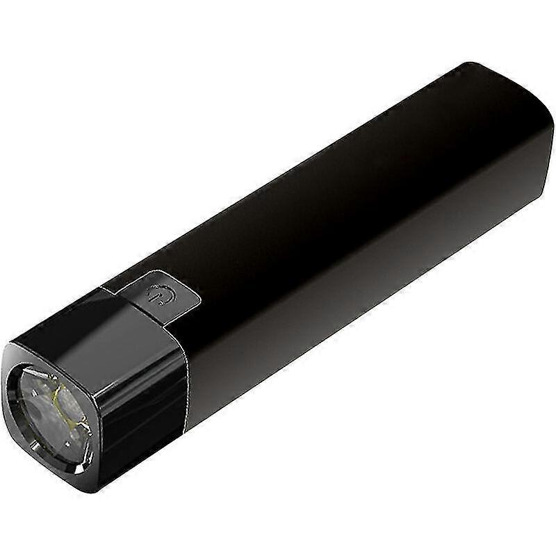 USB Rechargeable Flashlight - Small & Bright LED  Flashlights black