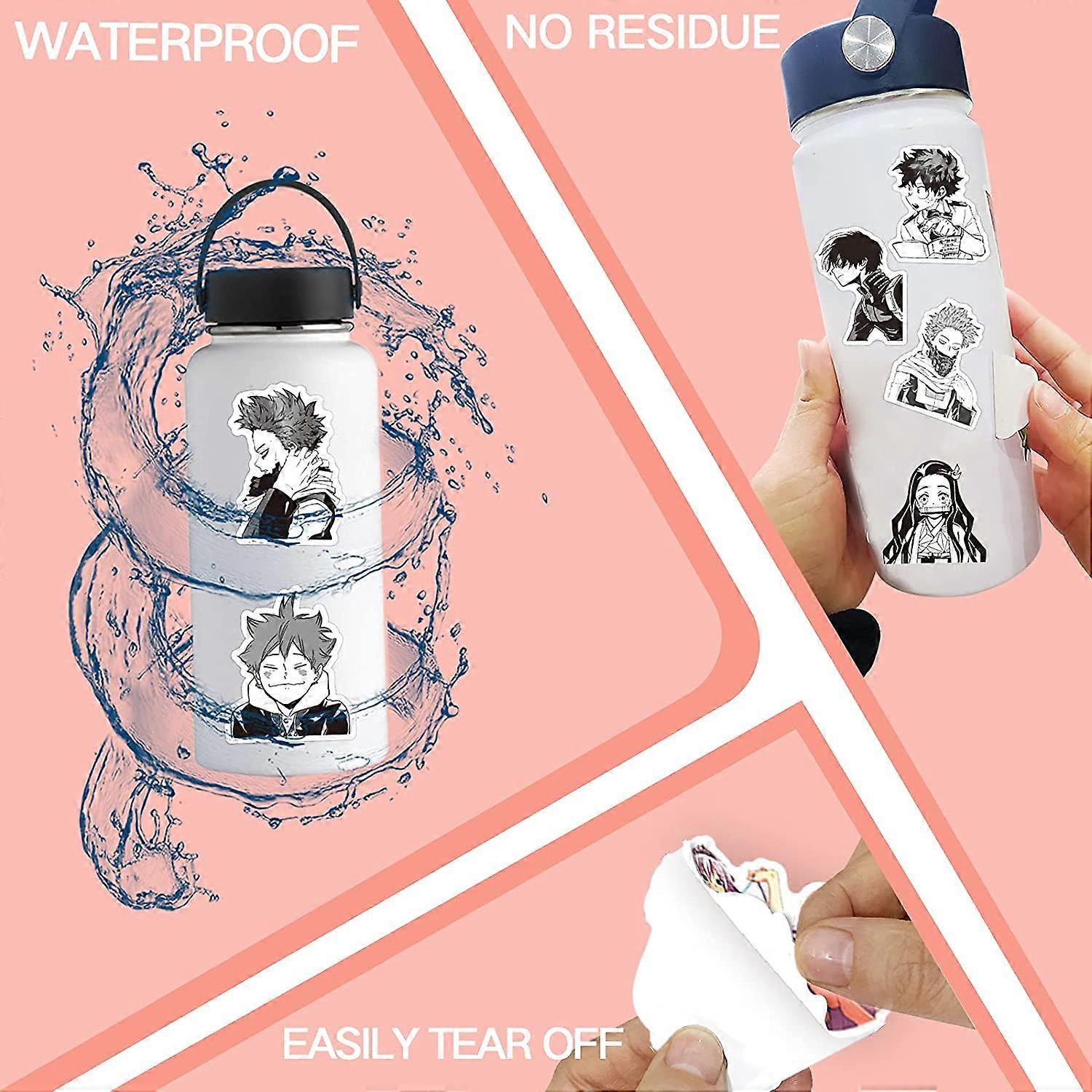 Autocollants de dessin animé ONE PIECE, pour valise, ordinateur