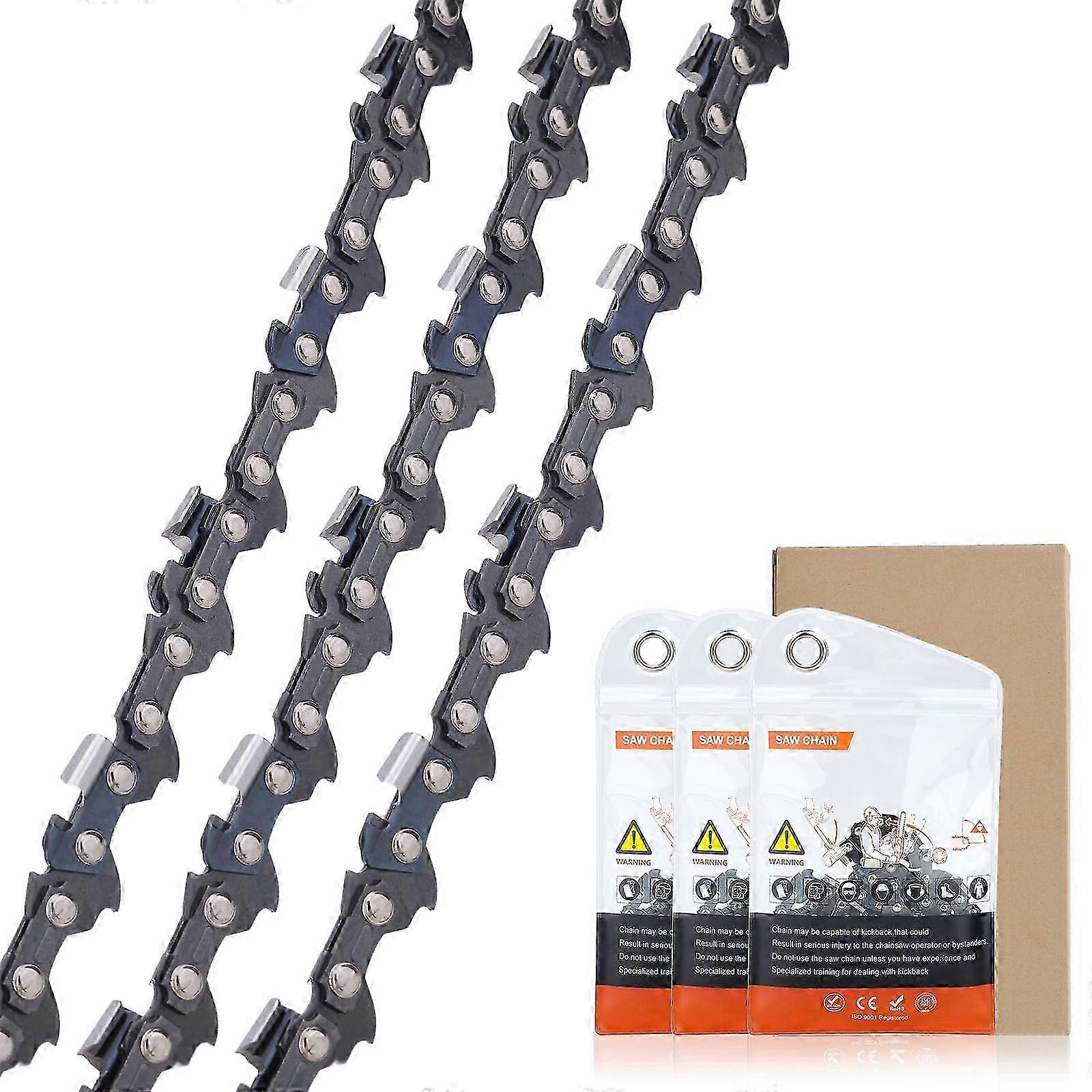 X MS170 chainsaw chain 35 cm 3/8 "LP 50 drive link 1.1 mm, low rebound, compatible with STIHL 3610 000 0050