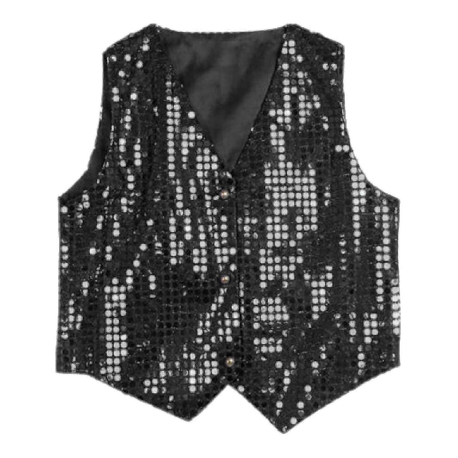 Κοστούμι γιλέκο Glitter Unisex πολύχρωμα παιδιά αμάνικο γιλέκο πούλιες για το κόμμα