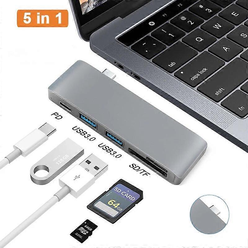 USB C Hub Thunderbolt 3 Docking Station with HDMI 4K Type-C 3.1 TF/SD Reader PD Charging for MacBook Pro/Air M1 Usb Port Hub