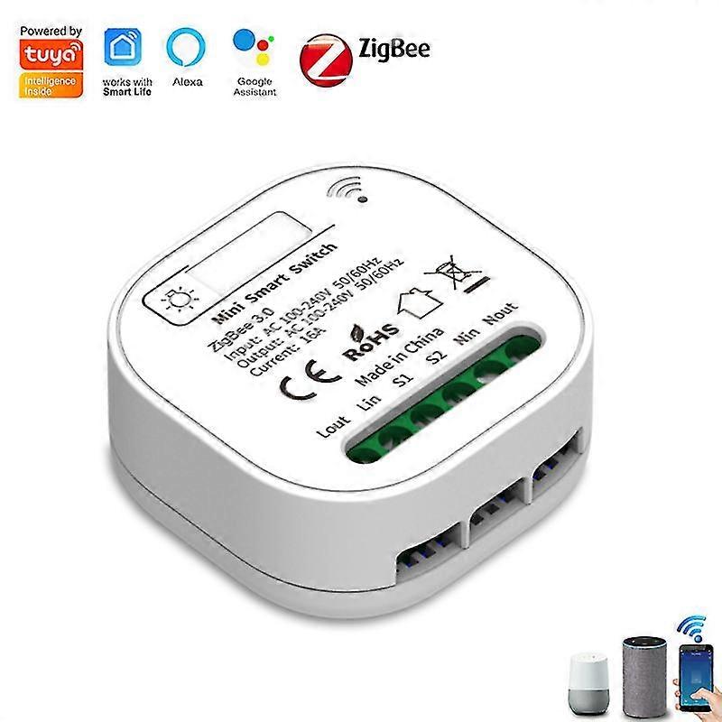 Zigbee3.0 Smart Light Switch Module App Remote Control/time Schedule/group Sharing/voice Control Works With Amazon Alexa And Google Assistant