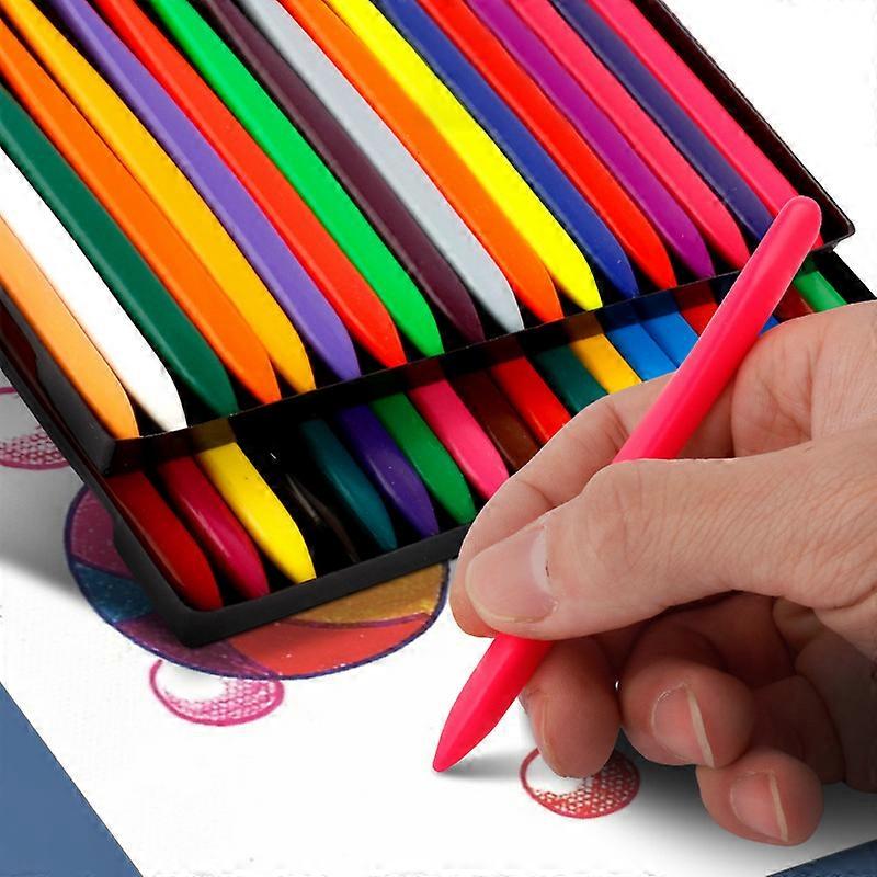 36-Colour Triangular Crayons Toddler Crayons for Students, Children