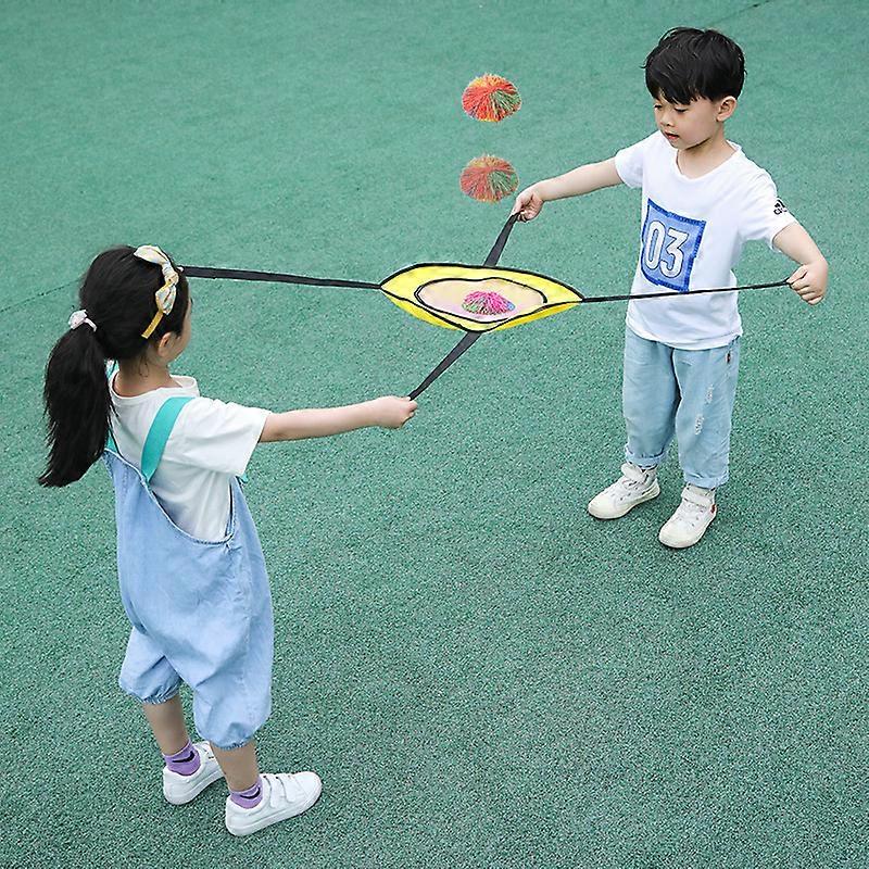 Two-Player Interactive Toss And Catch Ball Game Outdoor Fun And Sports Entertainment Sensory Play Toys