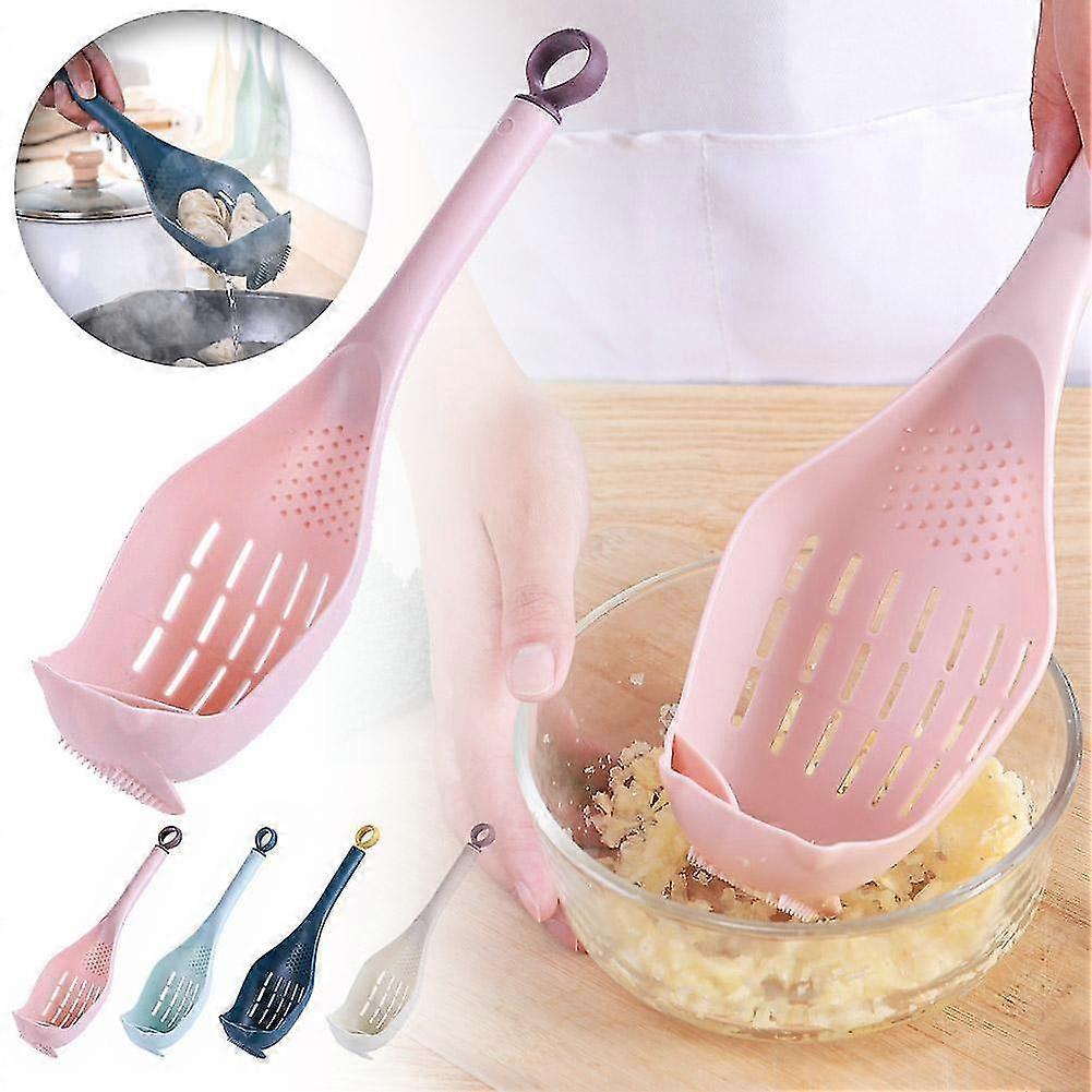 1pc Scoop Noodles And Dumplings, Filter, Drain, Press And And Garlic Grind Scoop Mashed Potatoes, N2h5