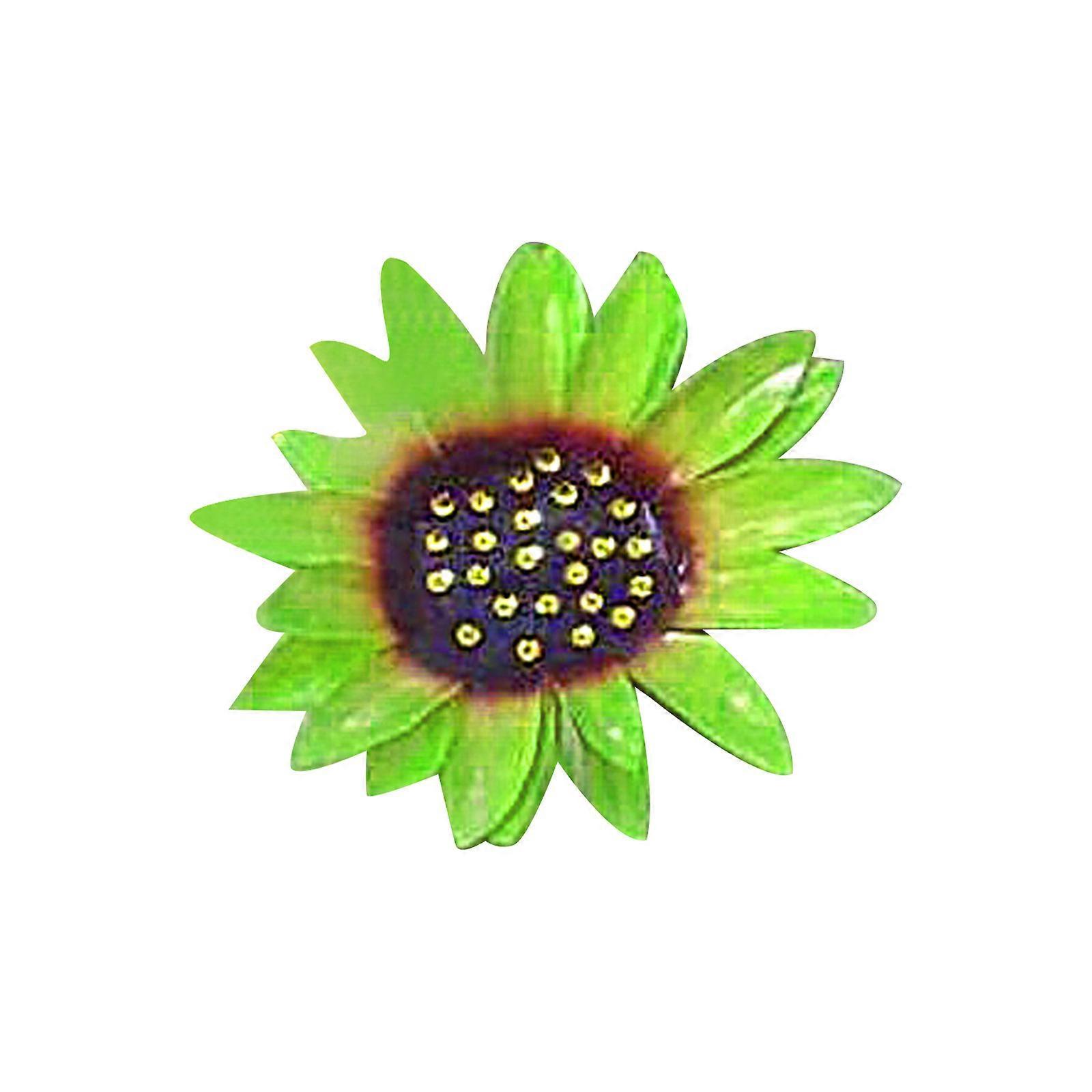 Garten Deko Blumen 7INCH grün