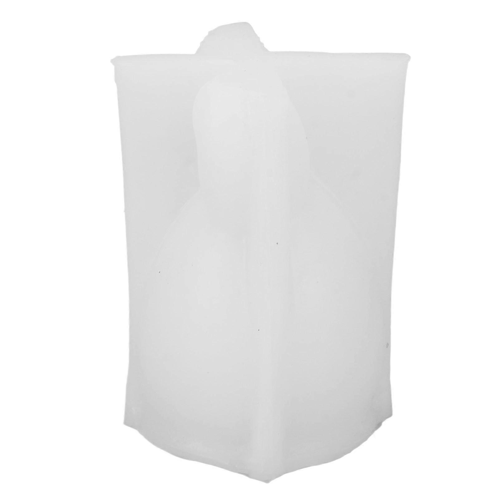 Silicone Candle Mold 3D Rabbit Shape Easy Release Reusable Candle Making Mold for DIY Candle Soap Easter