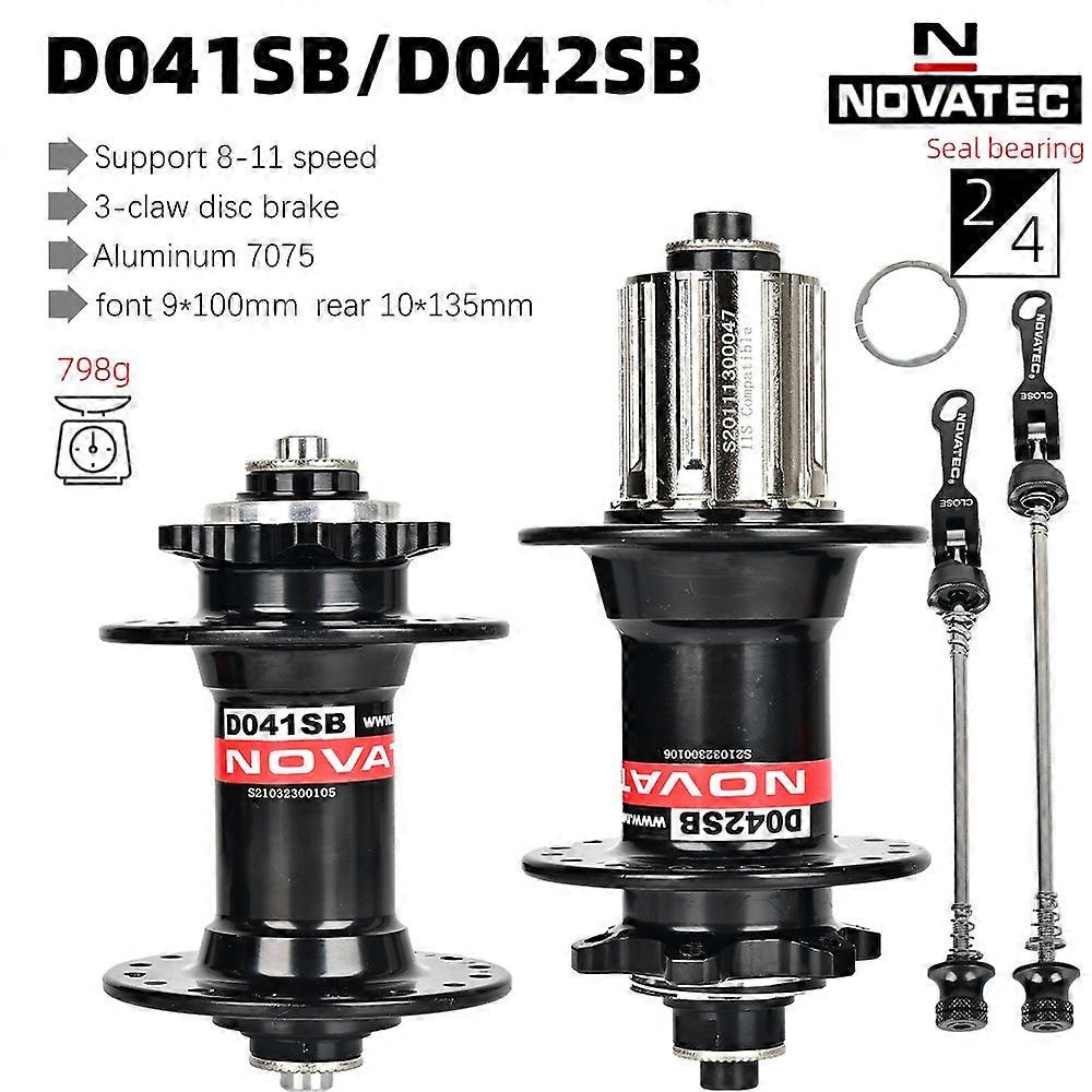 Novatec 32H רכזת אופניים D041SB D042SB דיסק כרטיס בלם MTB רכזת אופני הרים רכזות מיסב אופניים 28 32 36 חורים 8/9/10/11מהירות