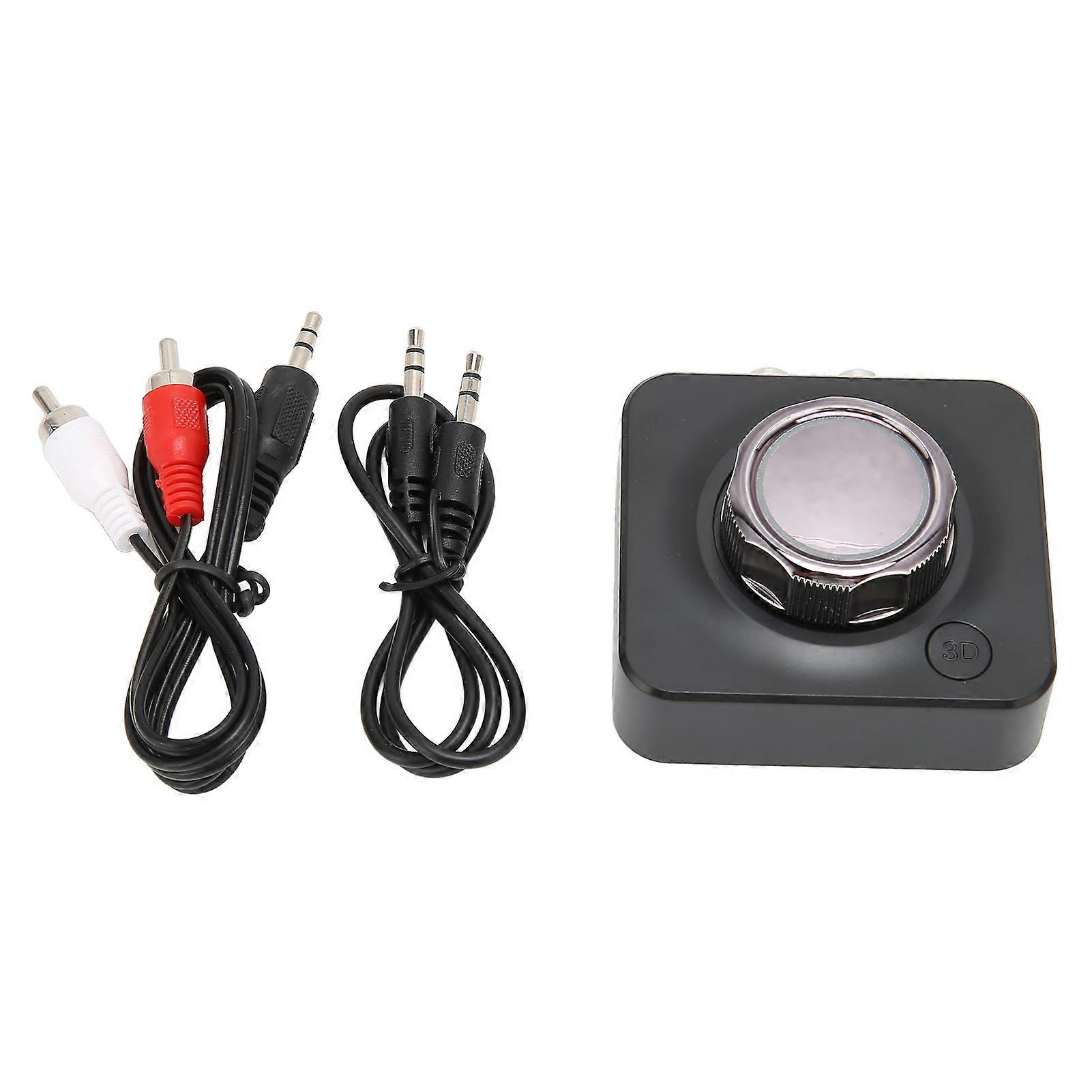 Bluetooth 5.0 Receiver 3D Surround Sound Low Latency HiFi Wireless Sound Adapter for Home Music Streaming Stereo System