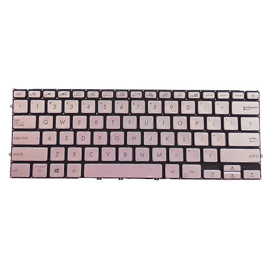 Silver eyboard US Backlit Keypad for ASUS ZenBook 14 UX431 UX431FL UX431FLC