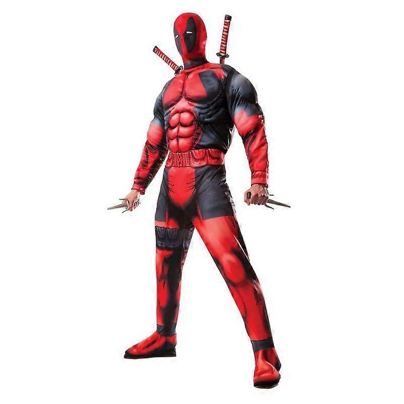 Voksen Deadpool kostyme Deluxe Marvel