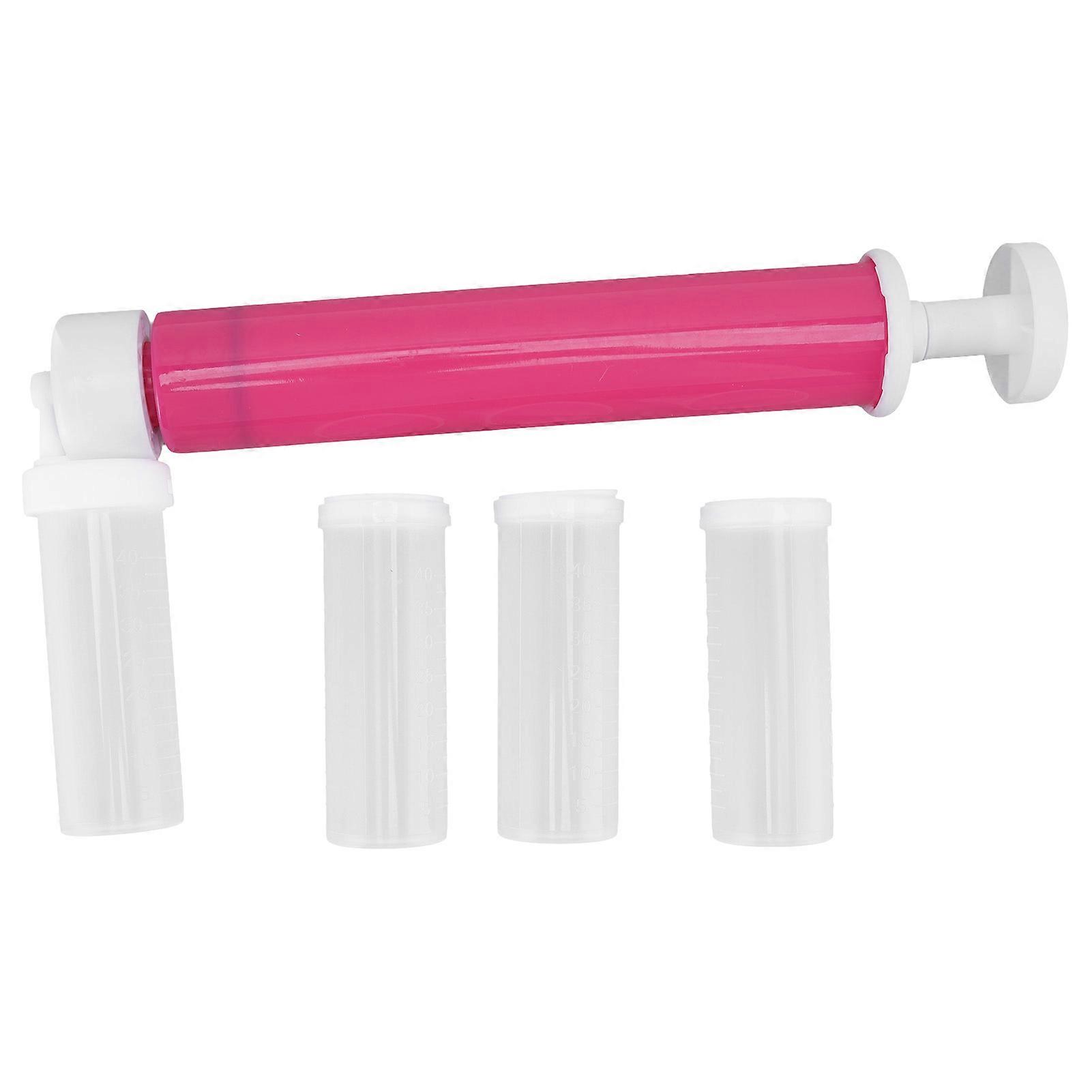 Manual Cake DIY Multiple Colors Leakage Proof Plastic Airbrush Pump with Transparent Tank for Cake