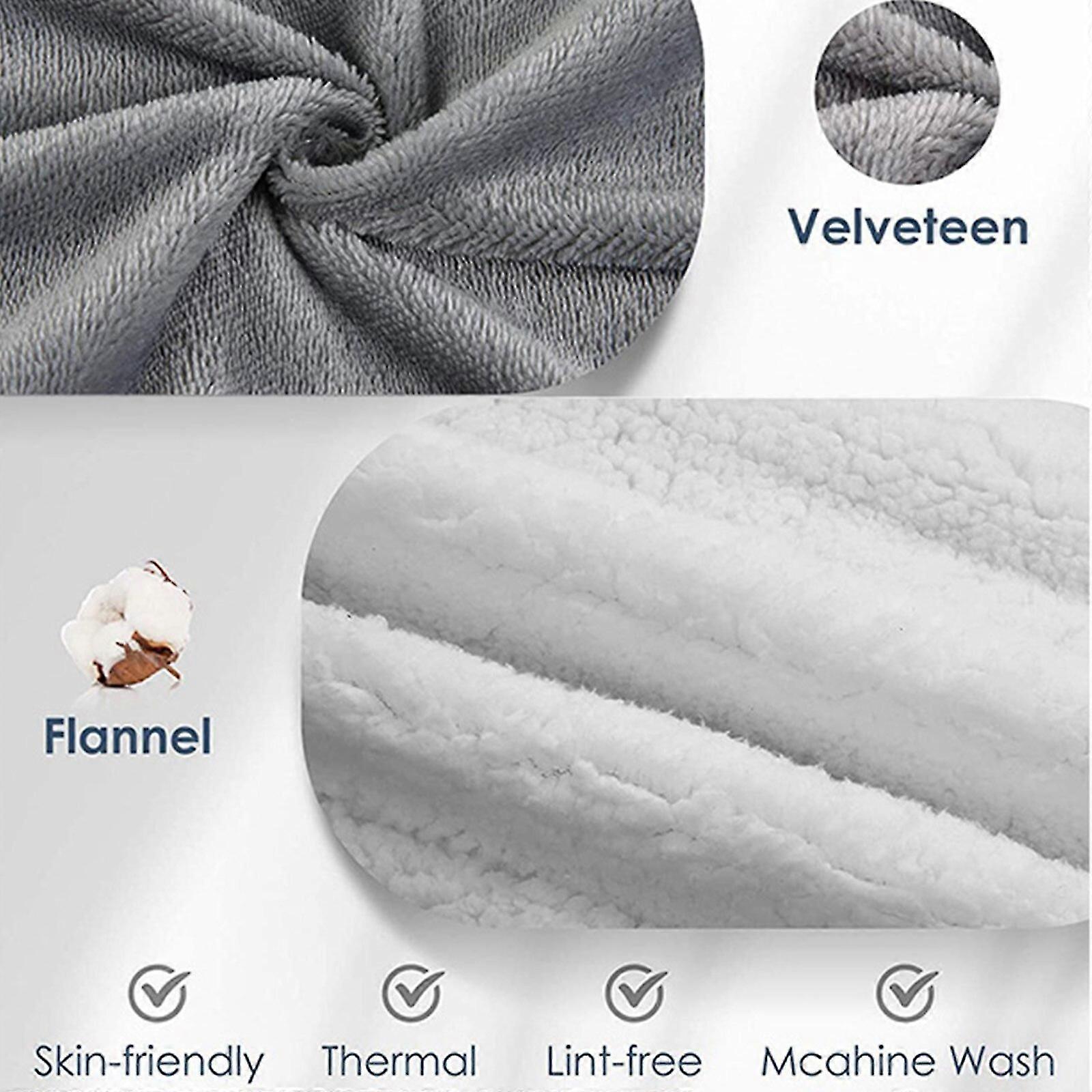 Electric Usb Flannel Heating Blanket Shawl Quick Heating Washable