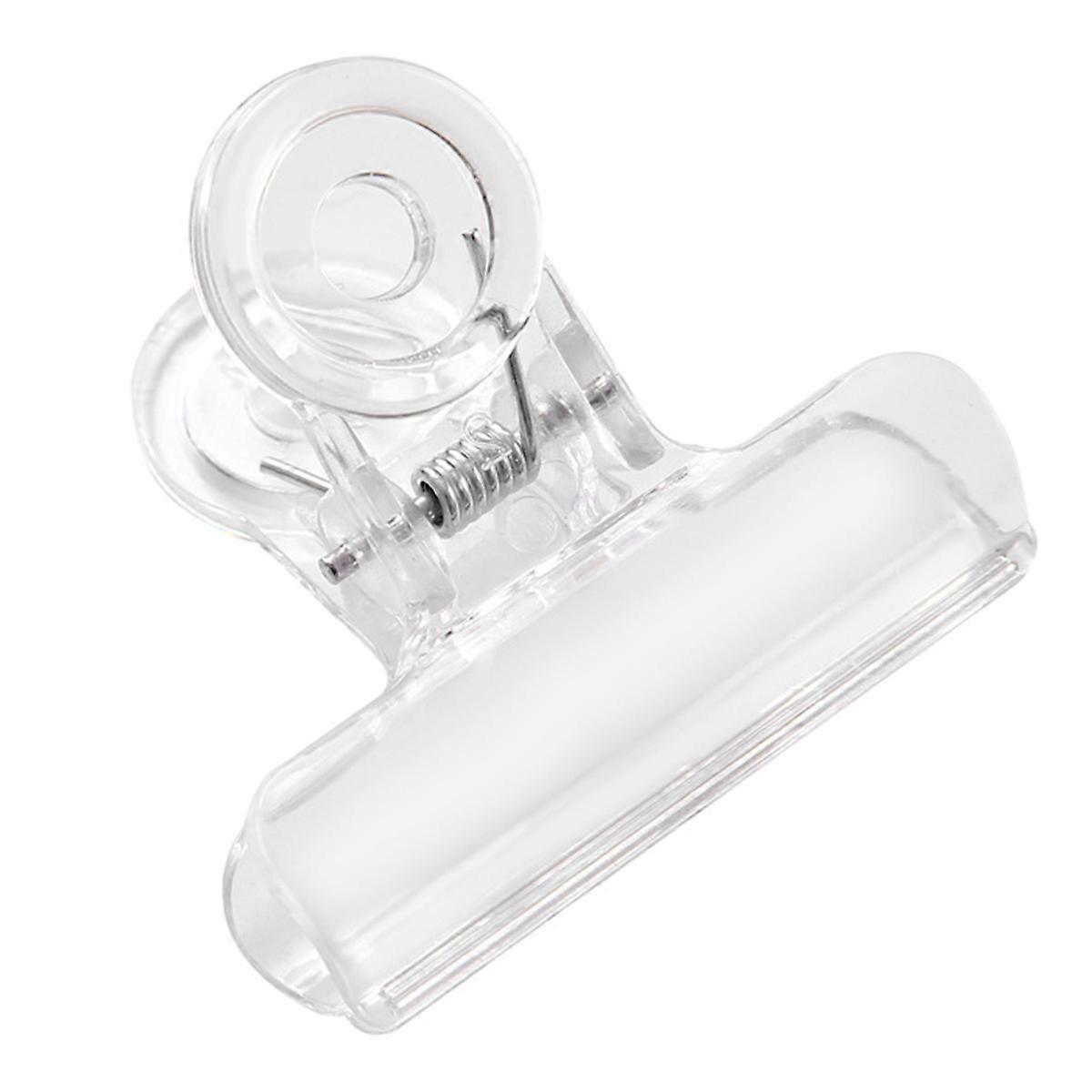 Clips de plástico transparente de 50 mm, clips de sellado de bocadillos de alimentos multiusos