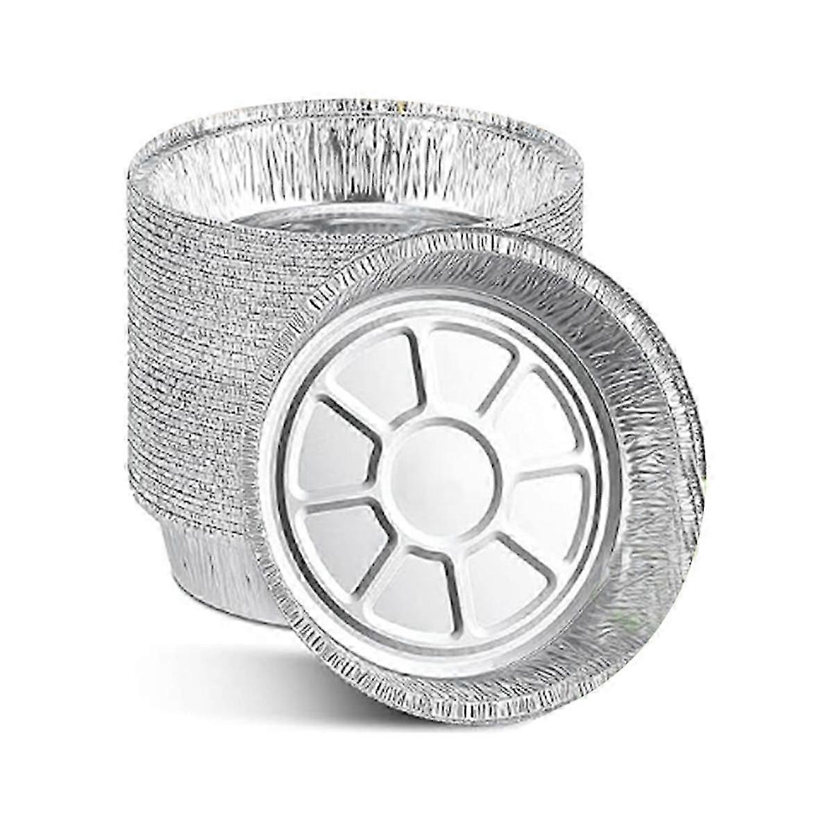 6インチアルミホイルエアフライヤーライナー、調理用ノンスティックラウンド耐油食品グレードエアフライヤー