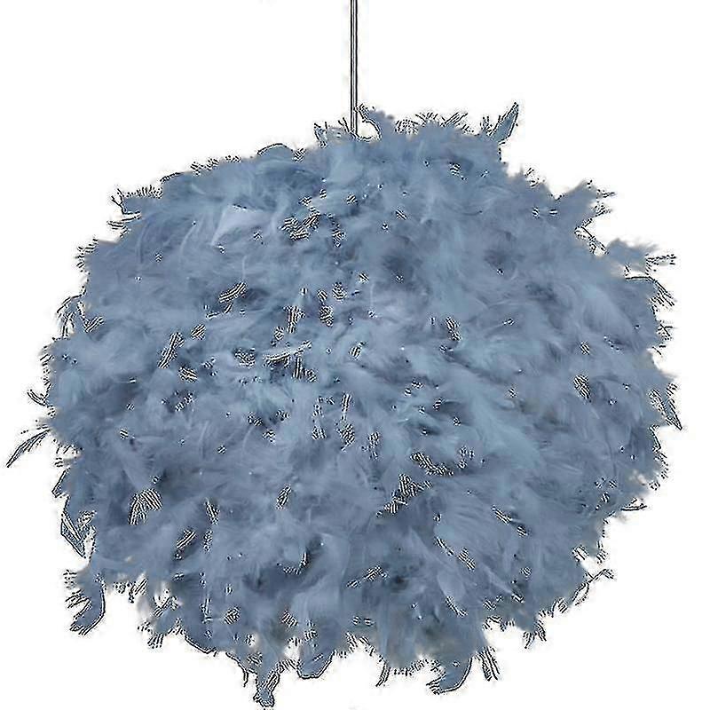 Feather Light Shade For Ceiling Pendant Light 30cm Fluffy Lamp Shade Lampshade Lightshade For Lamp