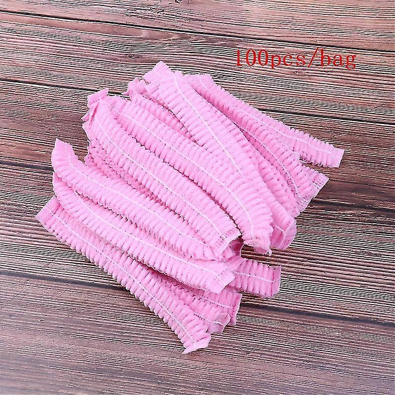 100pcs Microblading Permanent Makeup Disposable Cap Hairnet Catering Stretch Hat