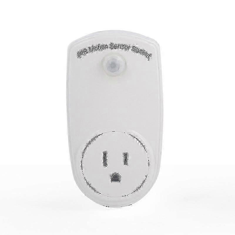 2 Pieces Motion Sensor Style) Motion Sensor Sockets Indoor Plug In Motion Sensor Light Control Motion Sensor Light Switch Motion Detector For Corridor
