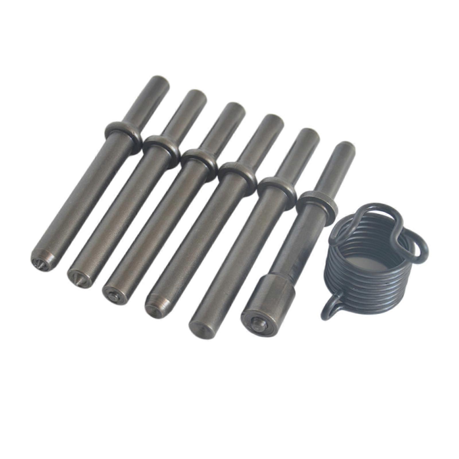 Heavy Duty Smoothing Air Hammer Pneumatiske meisler med fjærpneumatiske meisler Tilbehør Pneumatisk meiselbiter Verktøy