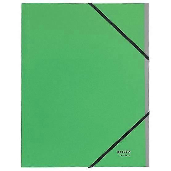 Ντοσιέ - LEITZ - 3914 - 100% ανακυκλωμένο χαρτόνι - 6 διαμερίσματα - Πράσινο