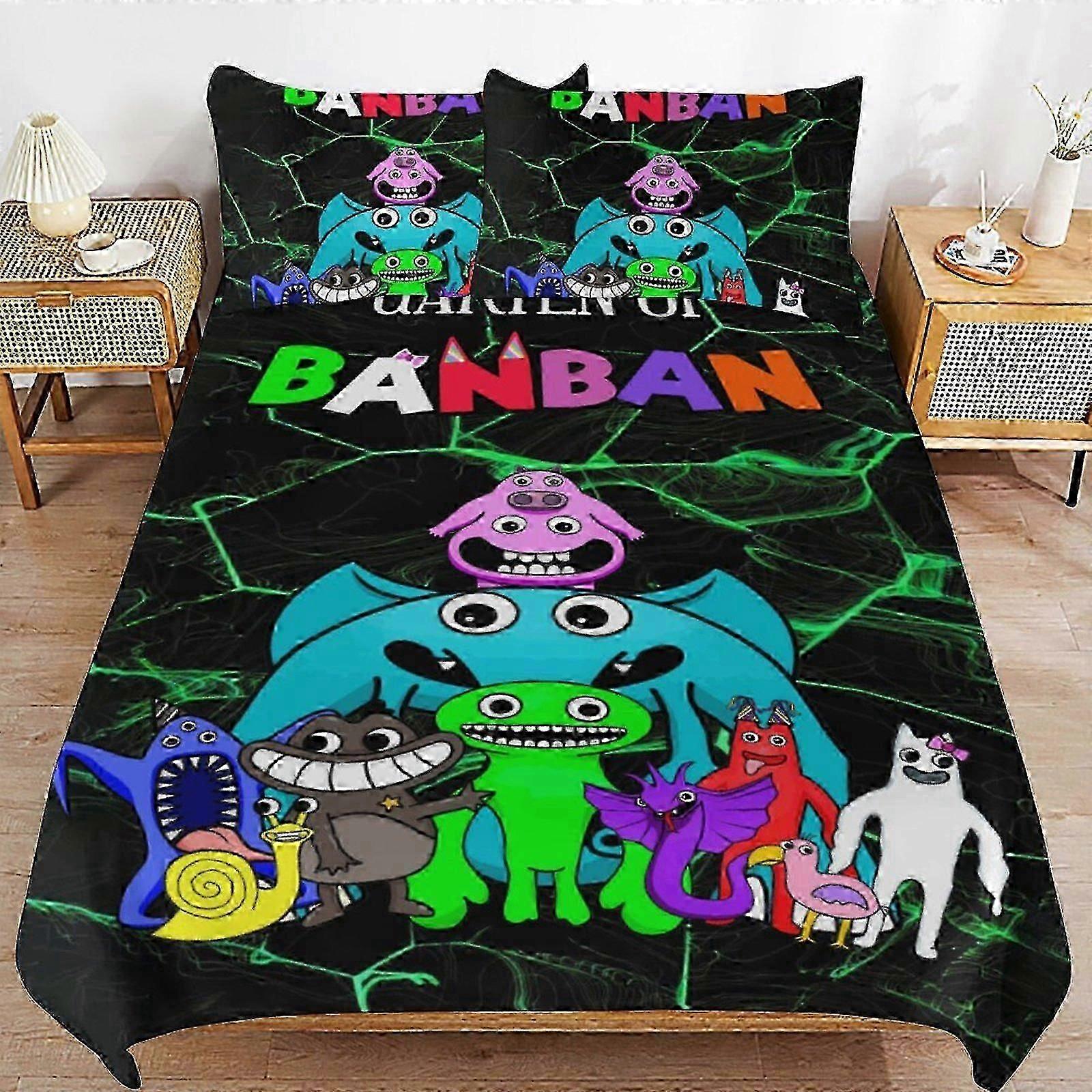 o3371 Lakan Garden Of Banban Sängkläder Set Påslakan Bekvämt och lätt tecknat sängkläder 3 delar (1 påslakan och 2 örngott) Säng