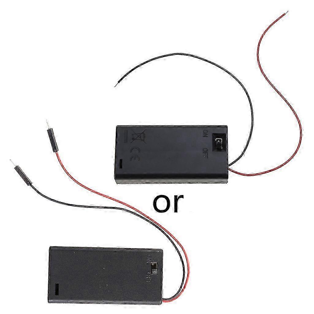 On/Off Switch Aa Battery Holder Replacement Case for AA Batteries